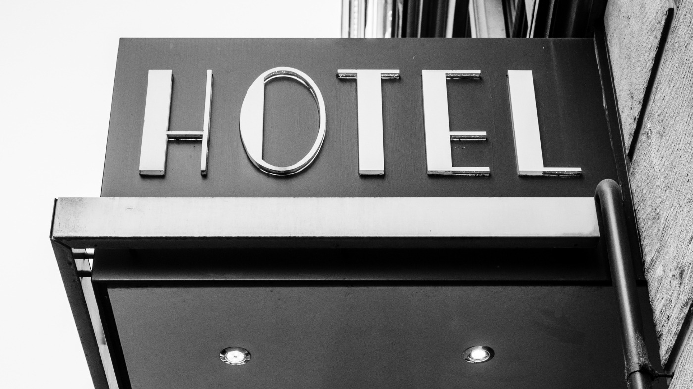Hotel Sign Background
